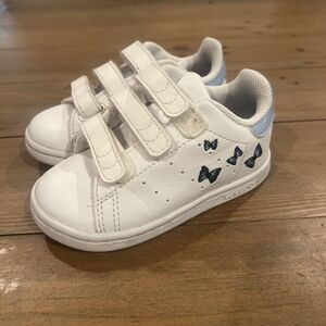 Adidas Originals 6.5 Stan Smith Casual Fashion Designer Toddler Butterfly